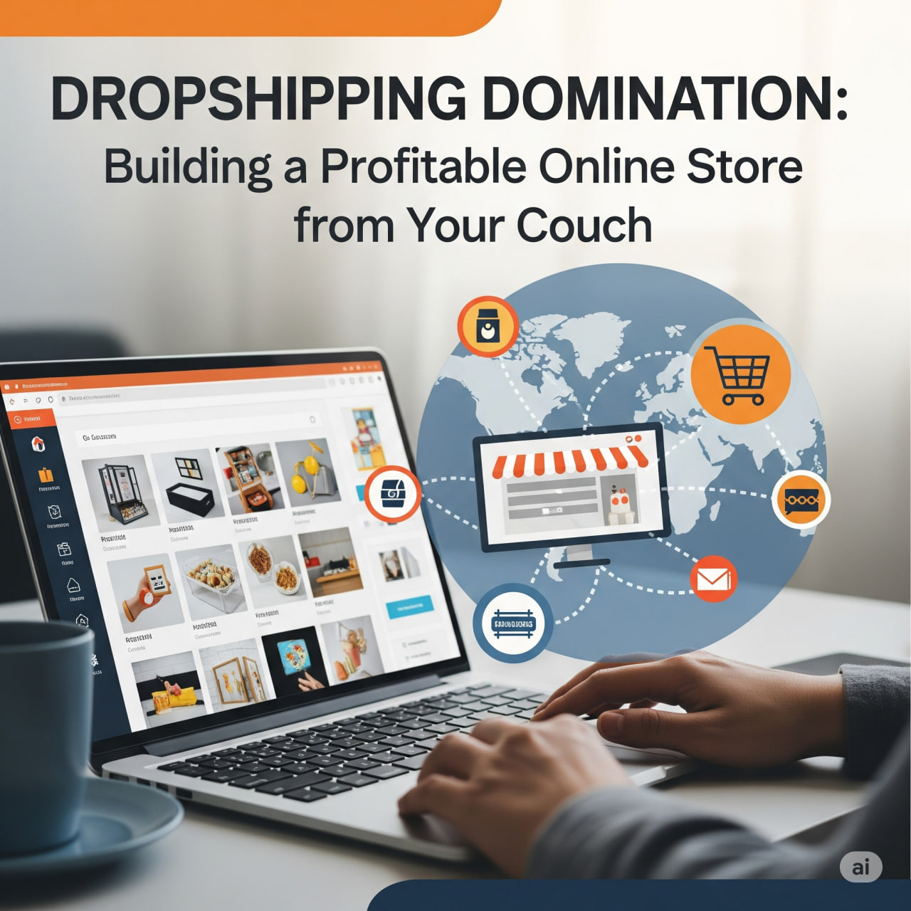 Dropshipping Domination: Building a Profitable Online Store from Your Couch